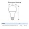Philips 12.2W LED A21 Dimmable 5000K Daylight Bulb - 75w equiv.